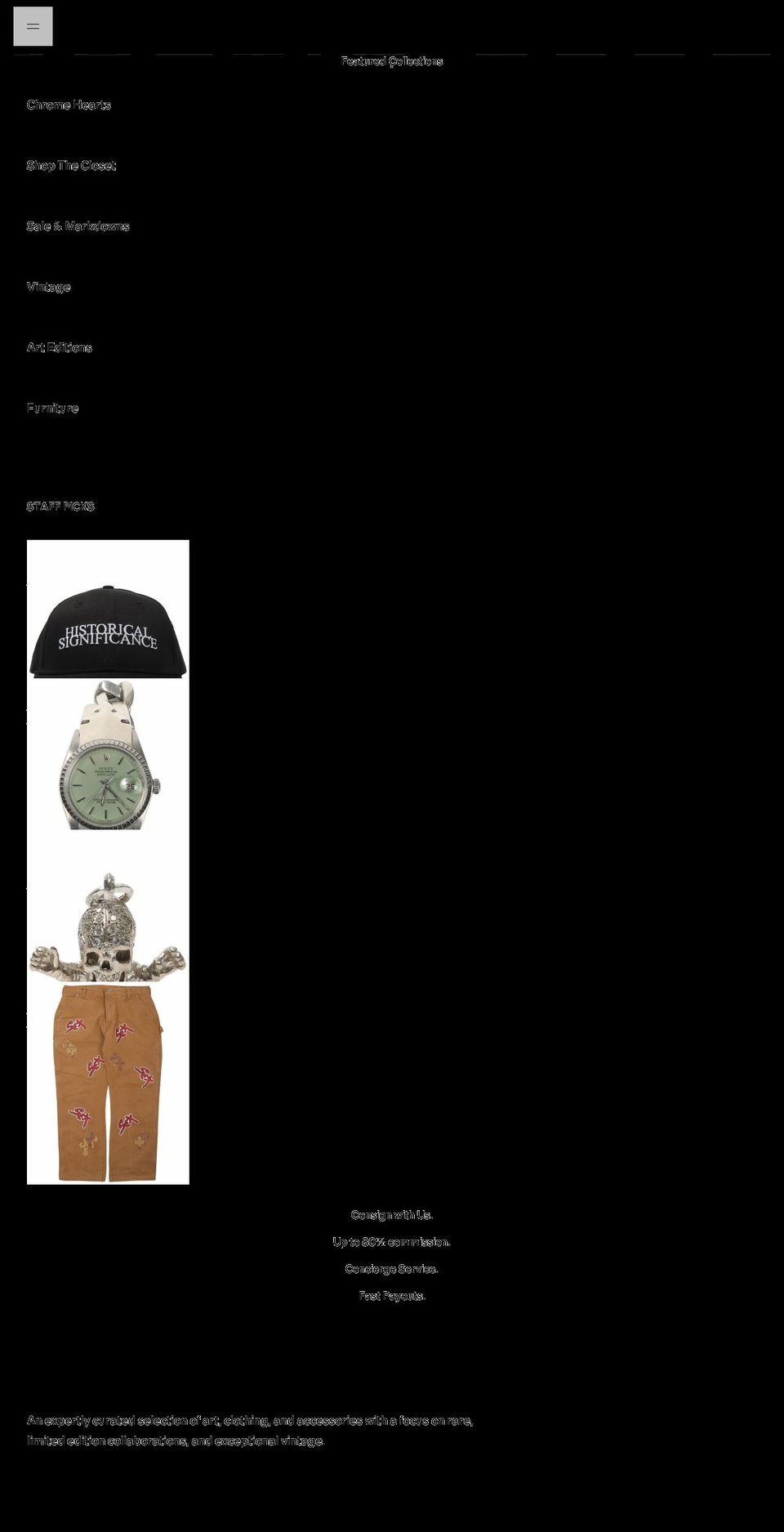 justinreed.com shopify website screenshot