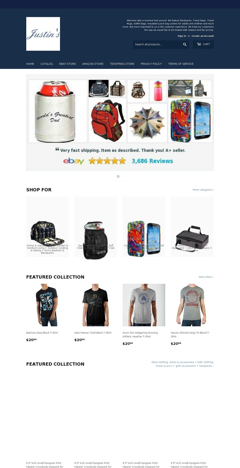 Updated copy of Updated copy of Updated copy of Shopify theme site example justinsestore.com