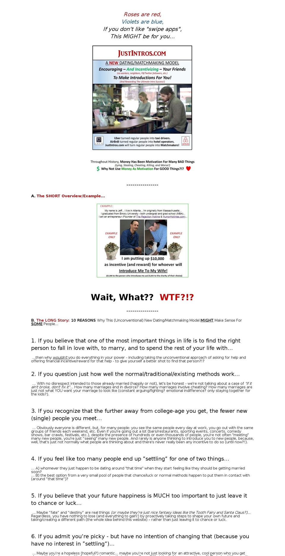 justintros.com — Shopify storefront screenshot