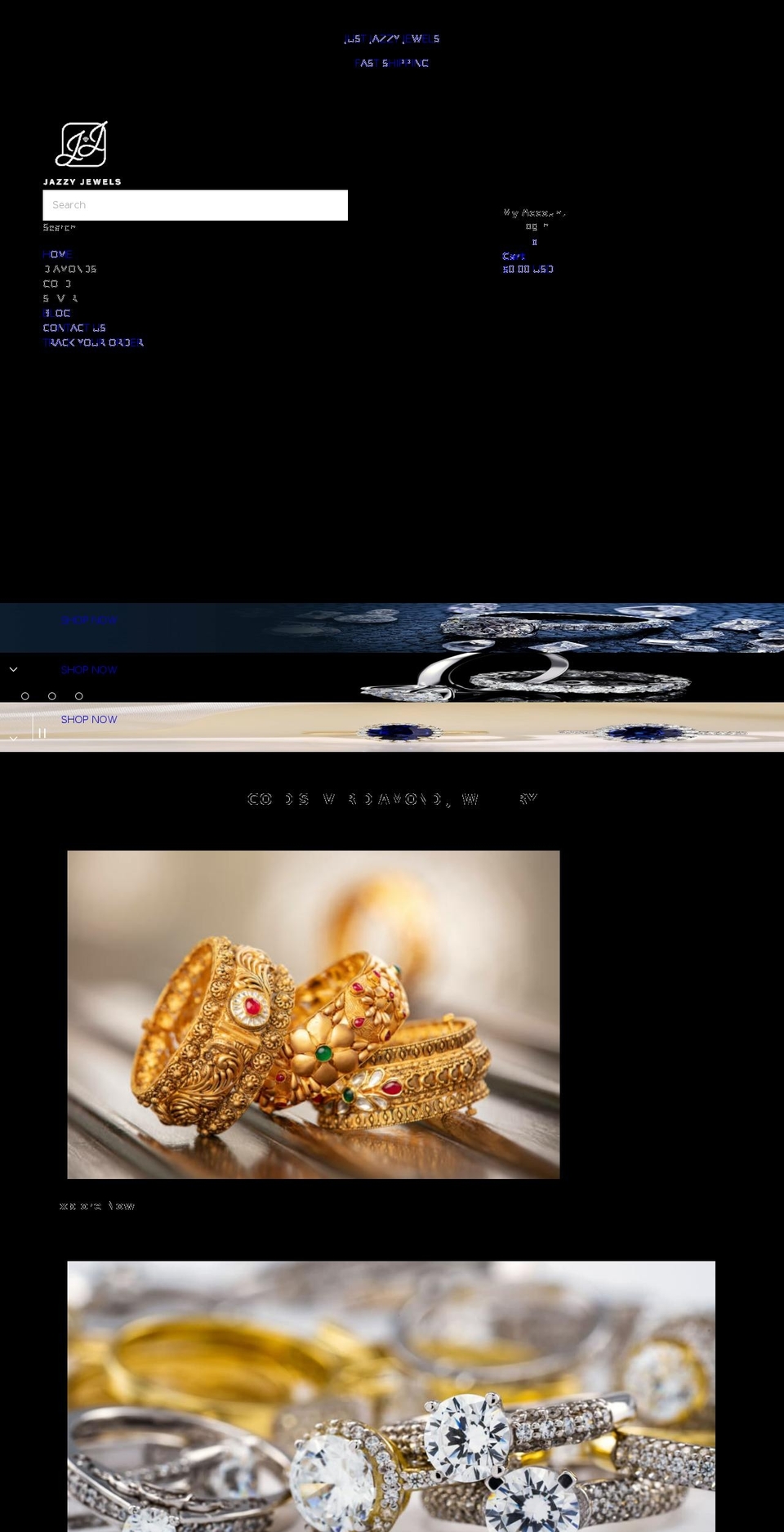 justjazzyjewels.com shopify website screenshot