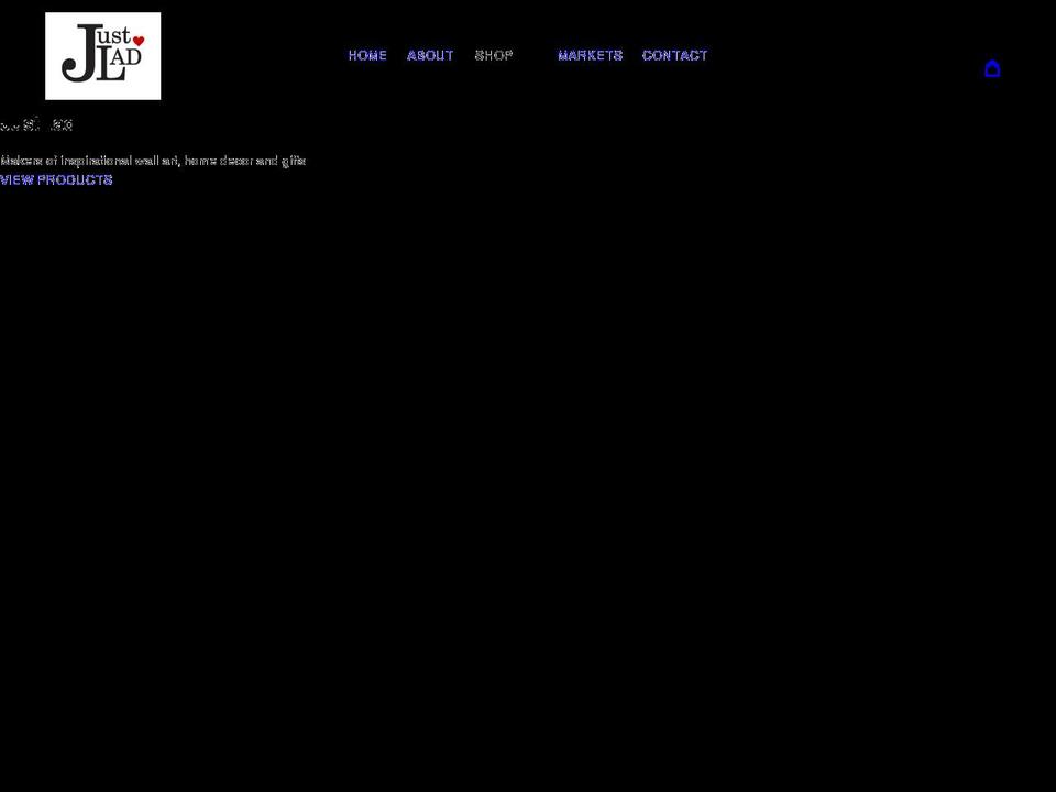 justlad.com.au shopify website screenshot