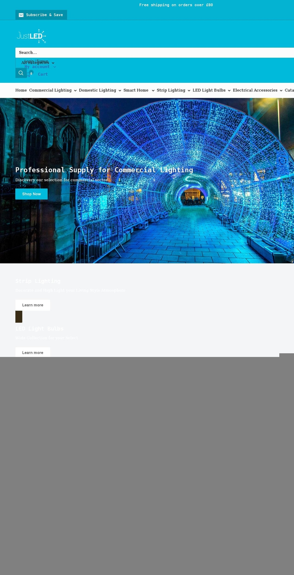 justled.co shopify website screenshot