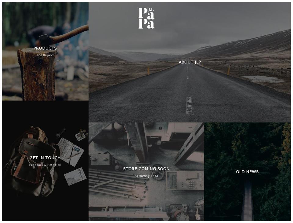 justlikepapa.com shopify website screenshot