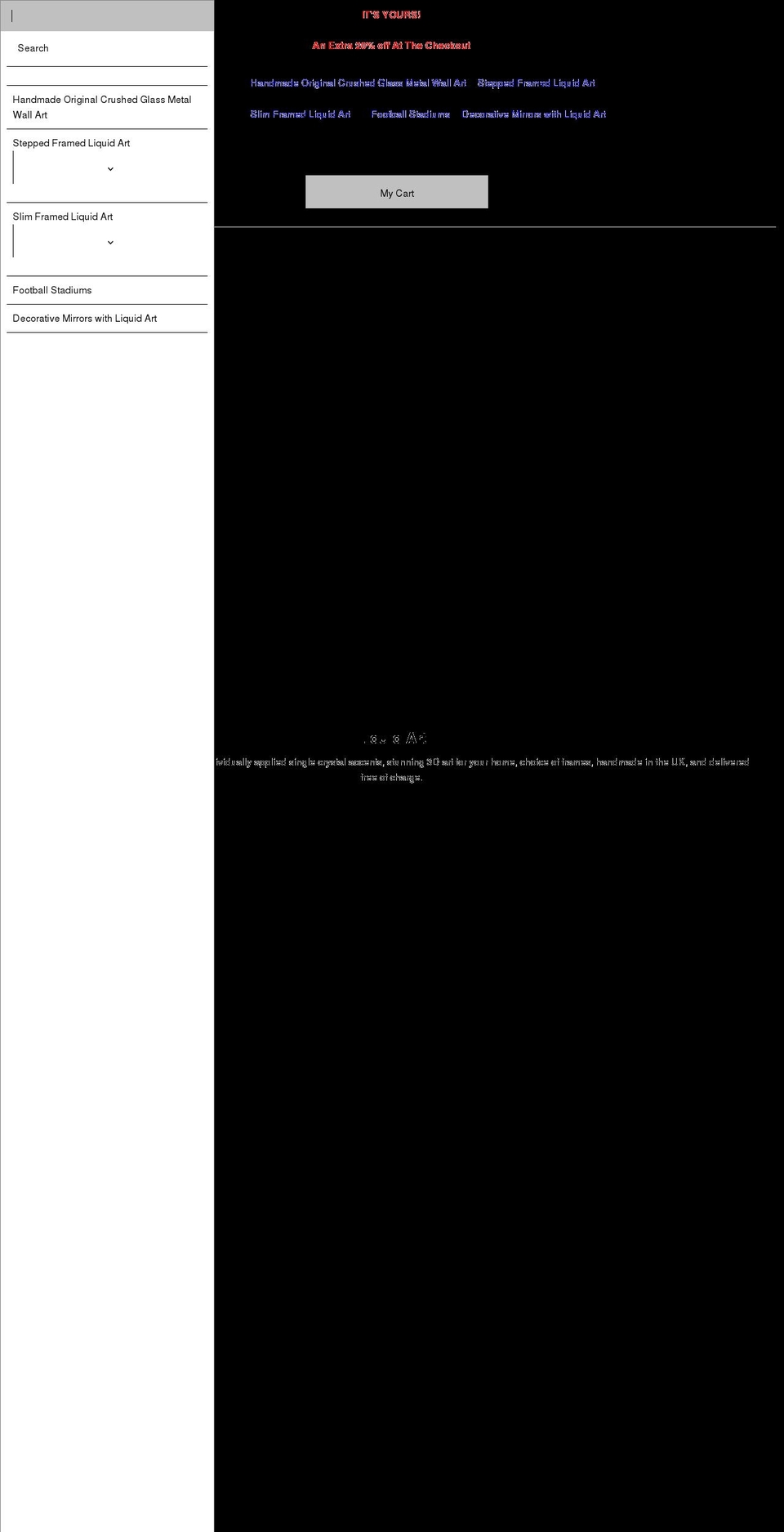justliquidart.com shopify website screenshot