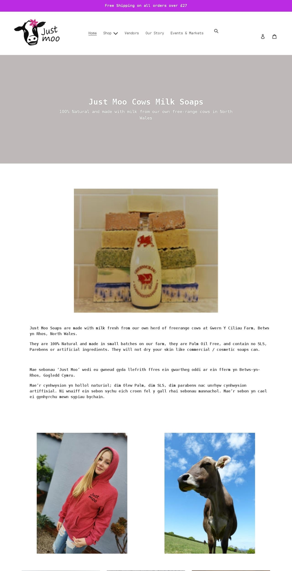 justmoosoap.co.uk shopify website screenshot