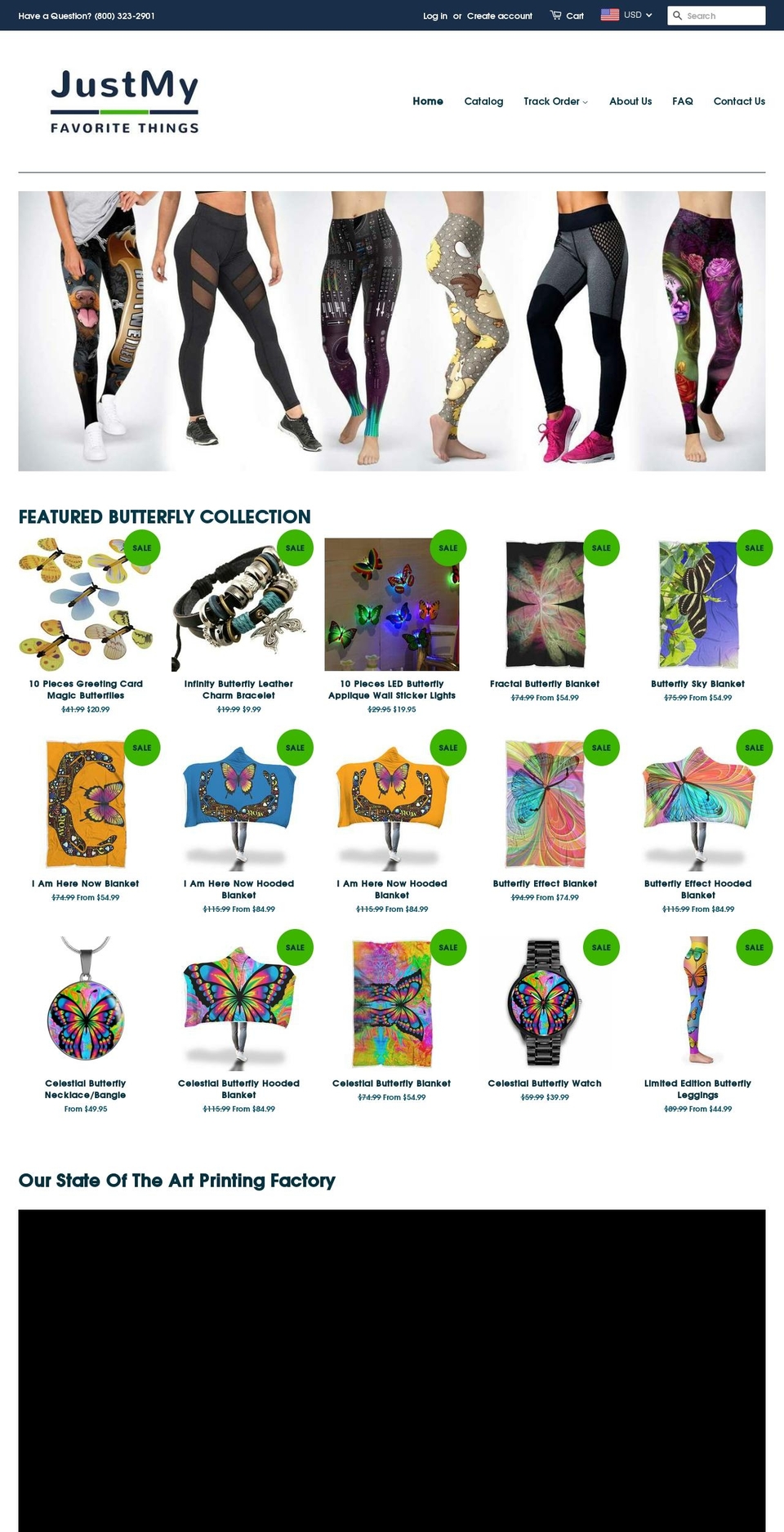 justmyfavoritethings.com shopify website screenshot