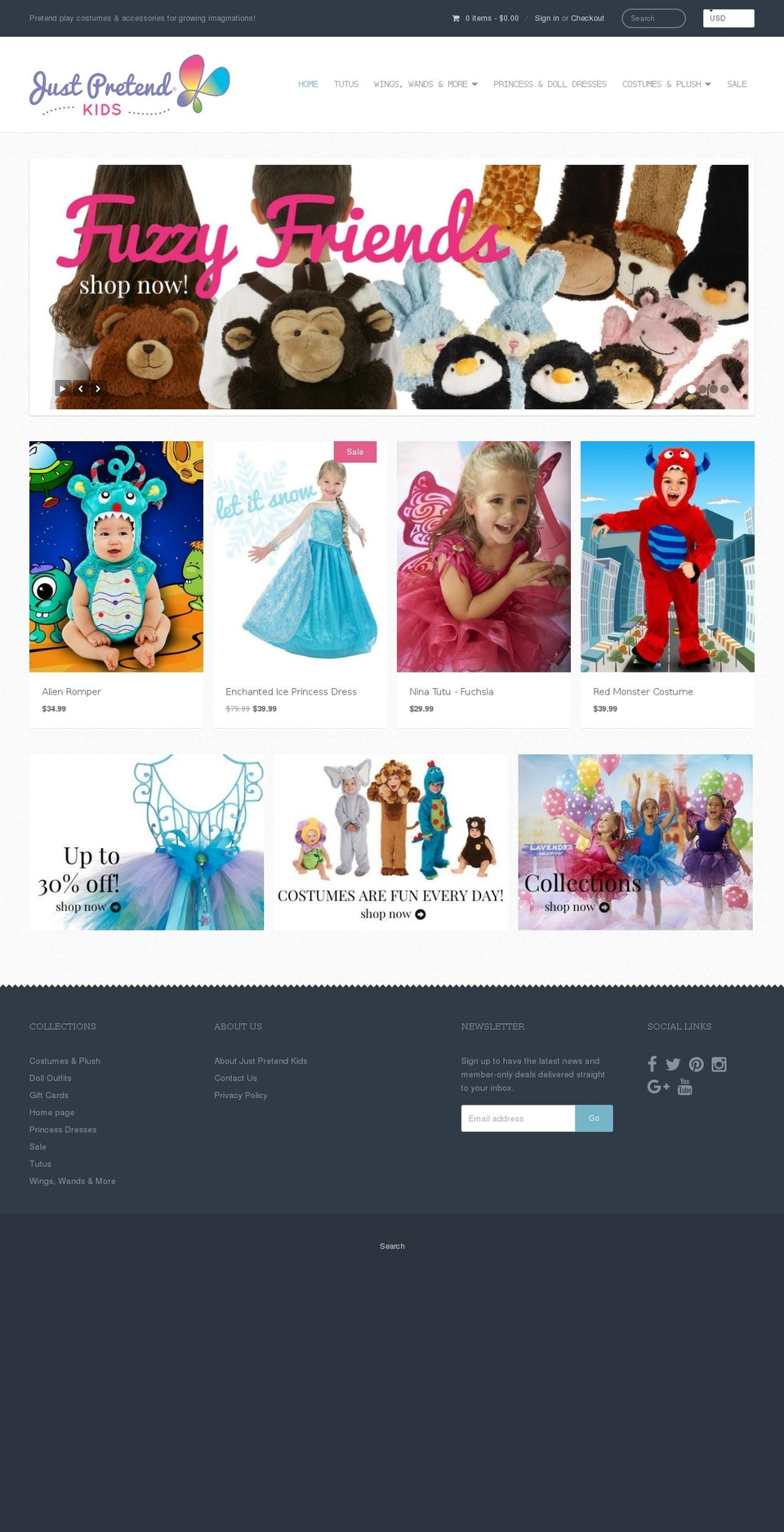 justpretendbywyla.com shopify website screenshot