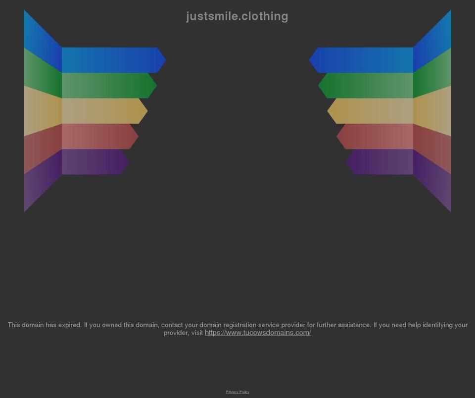 justsmile.clothing shopify website screenshot