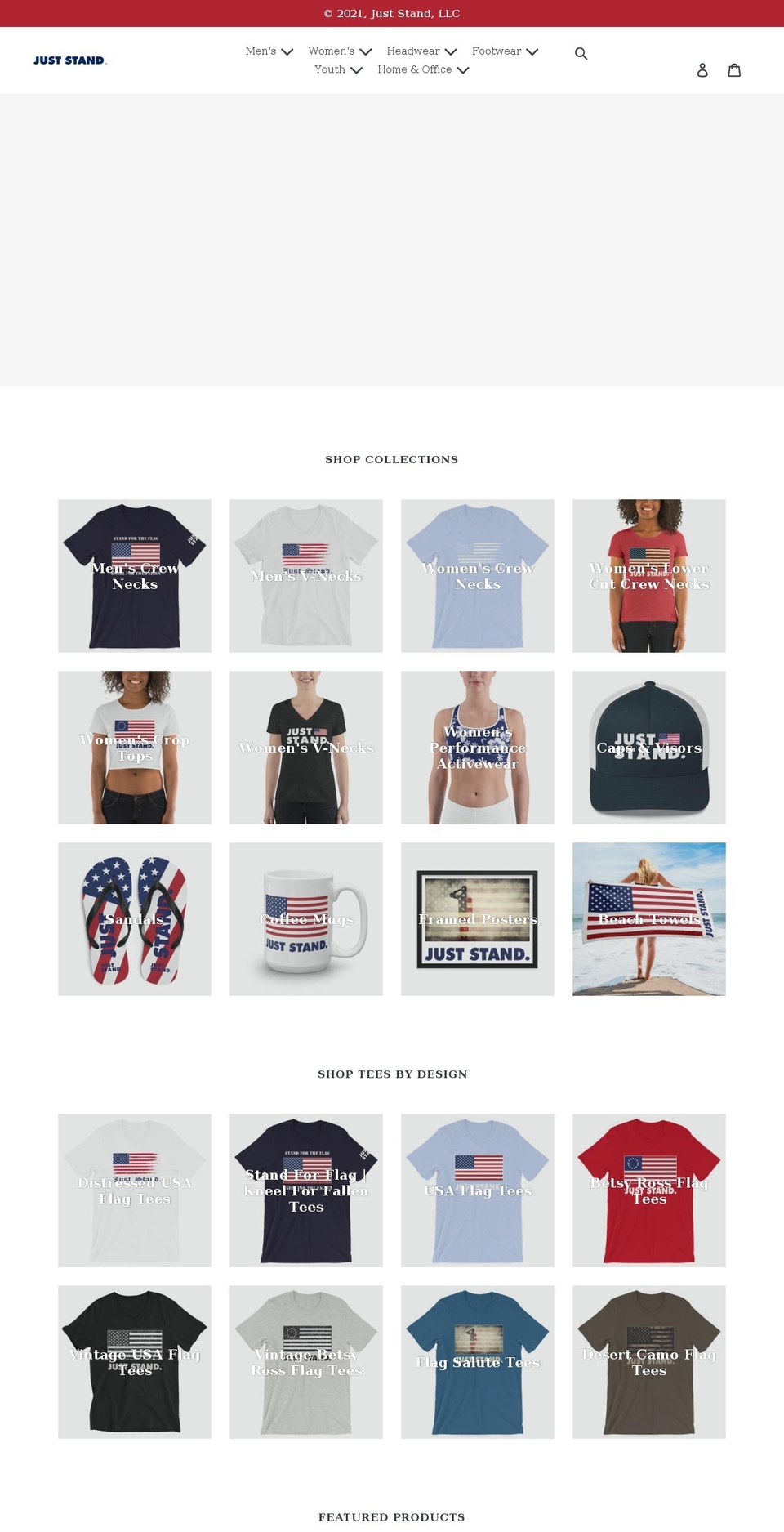 juststand.shop shopify website screenshot