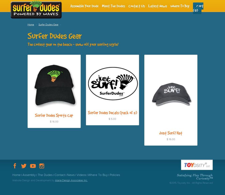 justsurf.net shopify website screenshot
