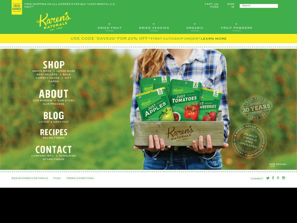 justtomatoes.us shopify website screenshot