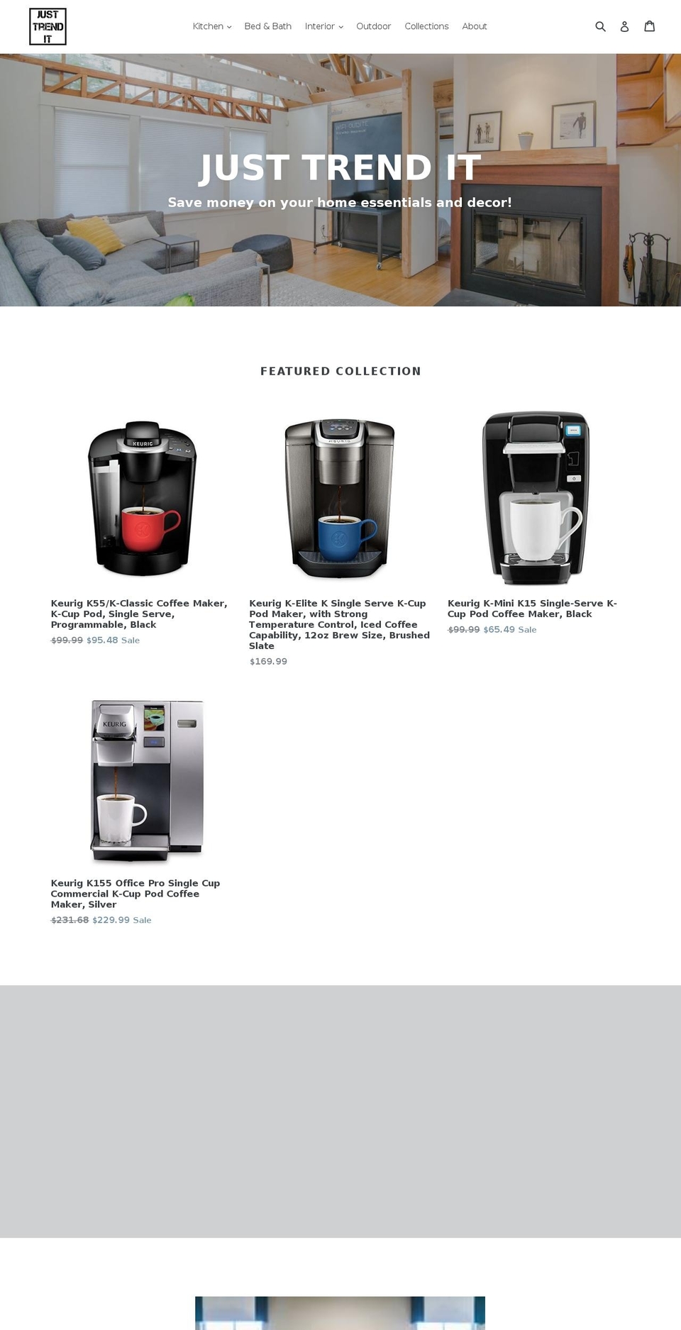 justtrendit.com — Shopify storefront screenshot