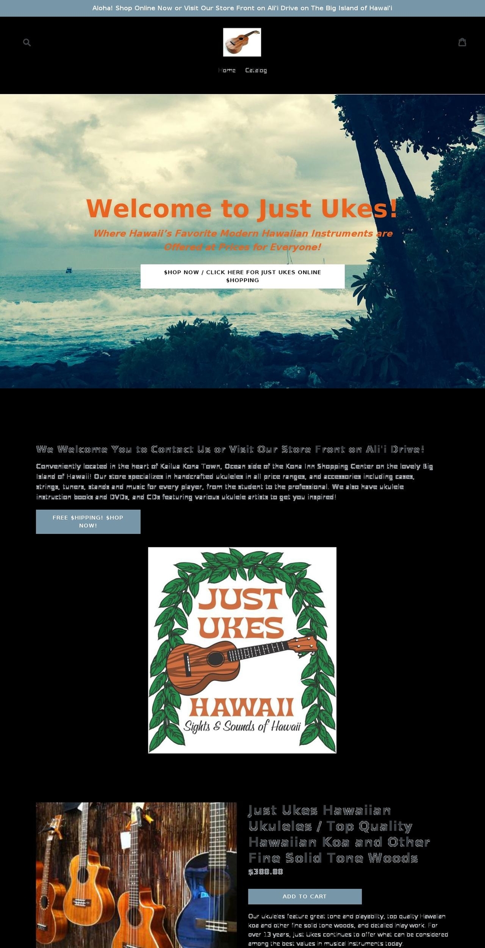 justukes.com shopify website screenshot