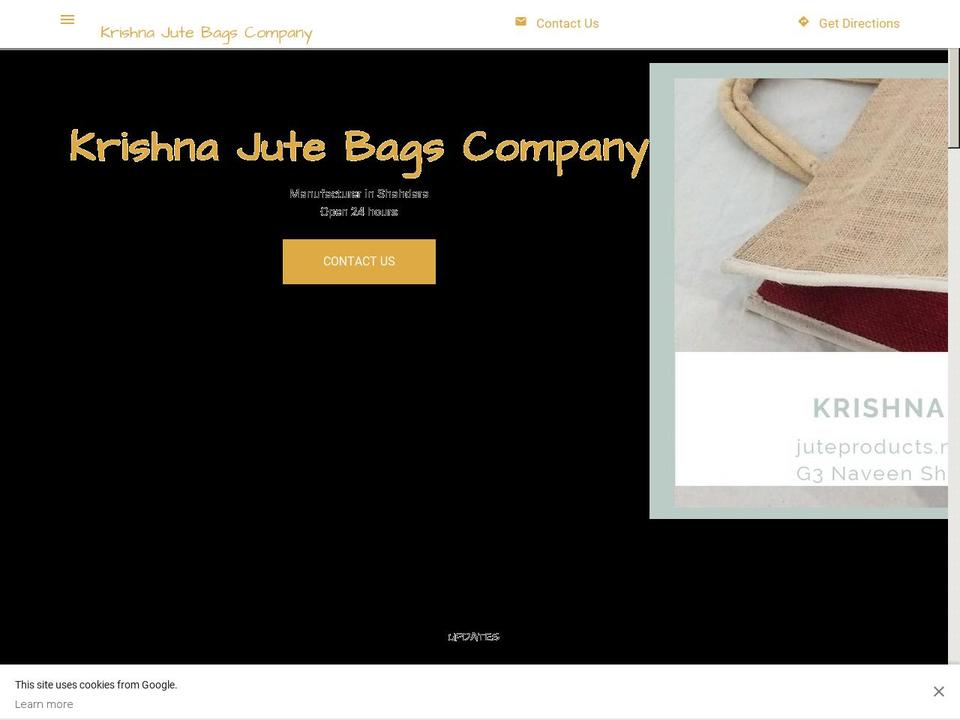 juteproducts.net shopify website screenshot