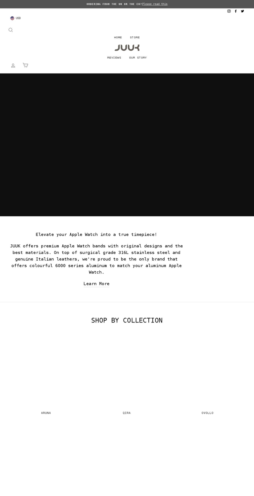 juukdesign.com shopify website screenshot