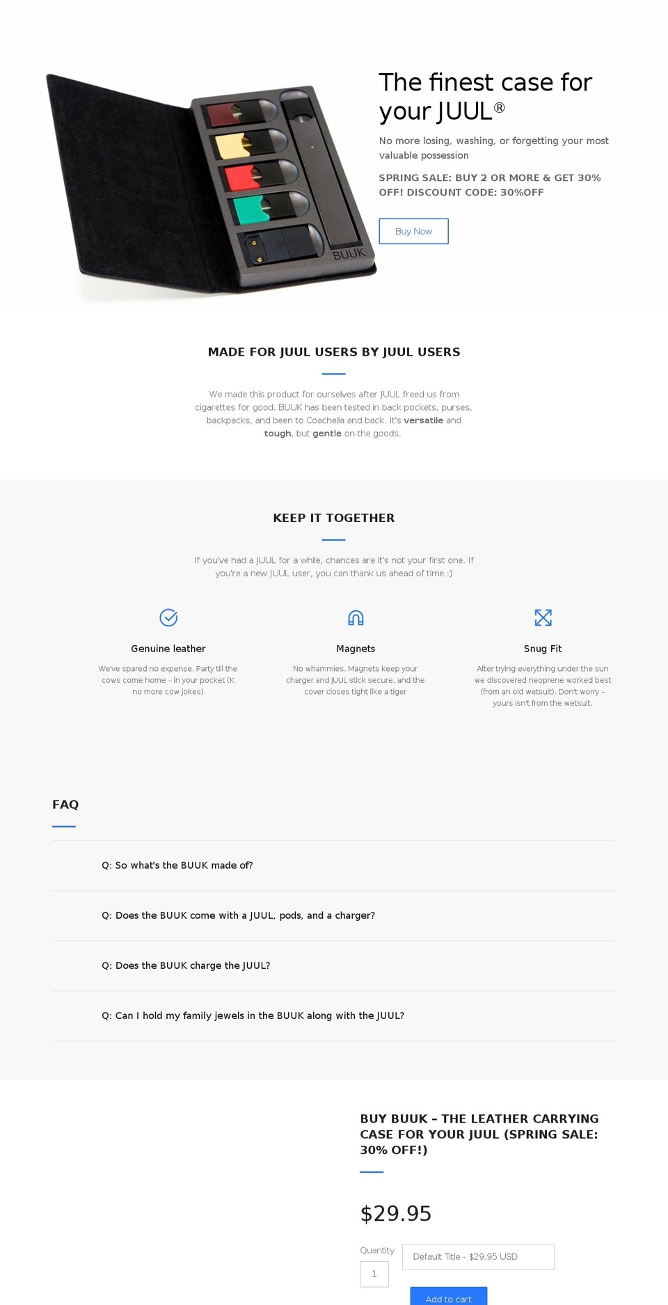 juulcase.com shopify website screenshot