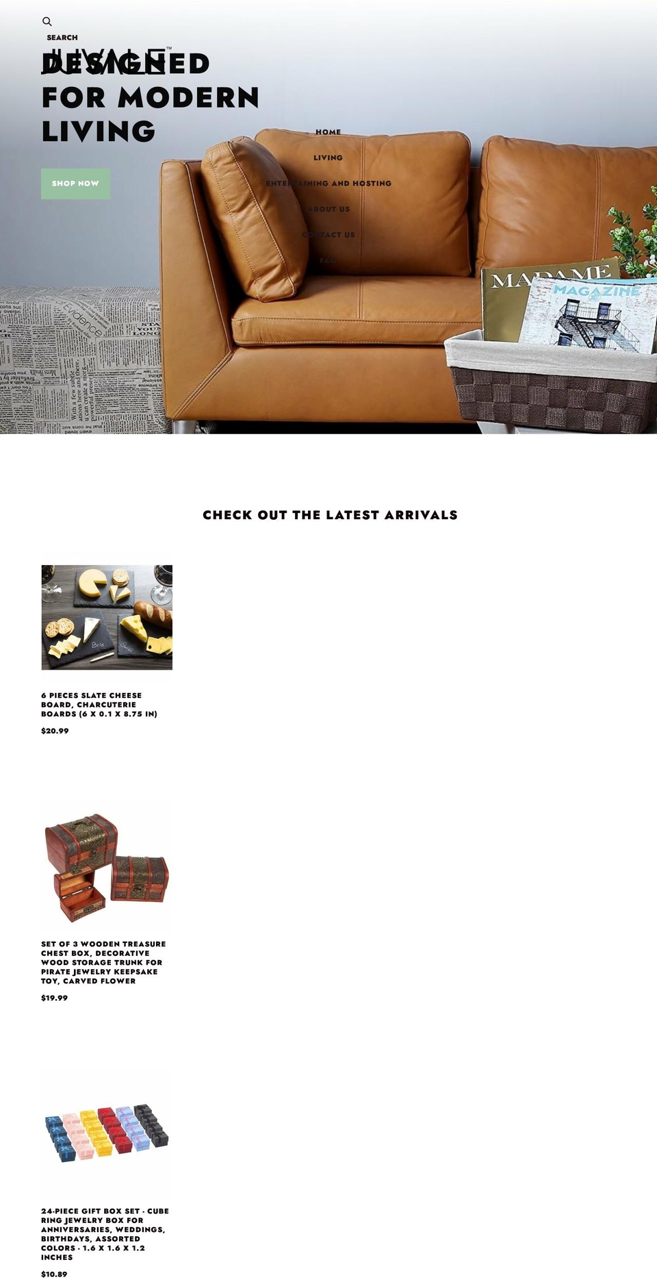 juvale.com shopify website screenshot