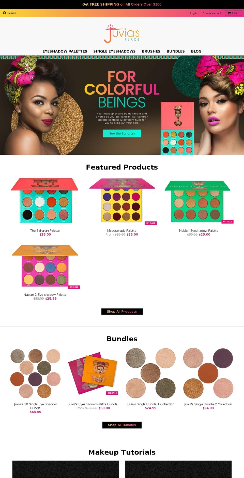 juvias.com shopify website screenshot