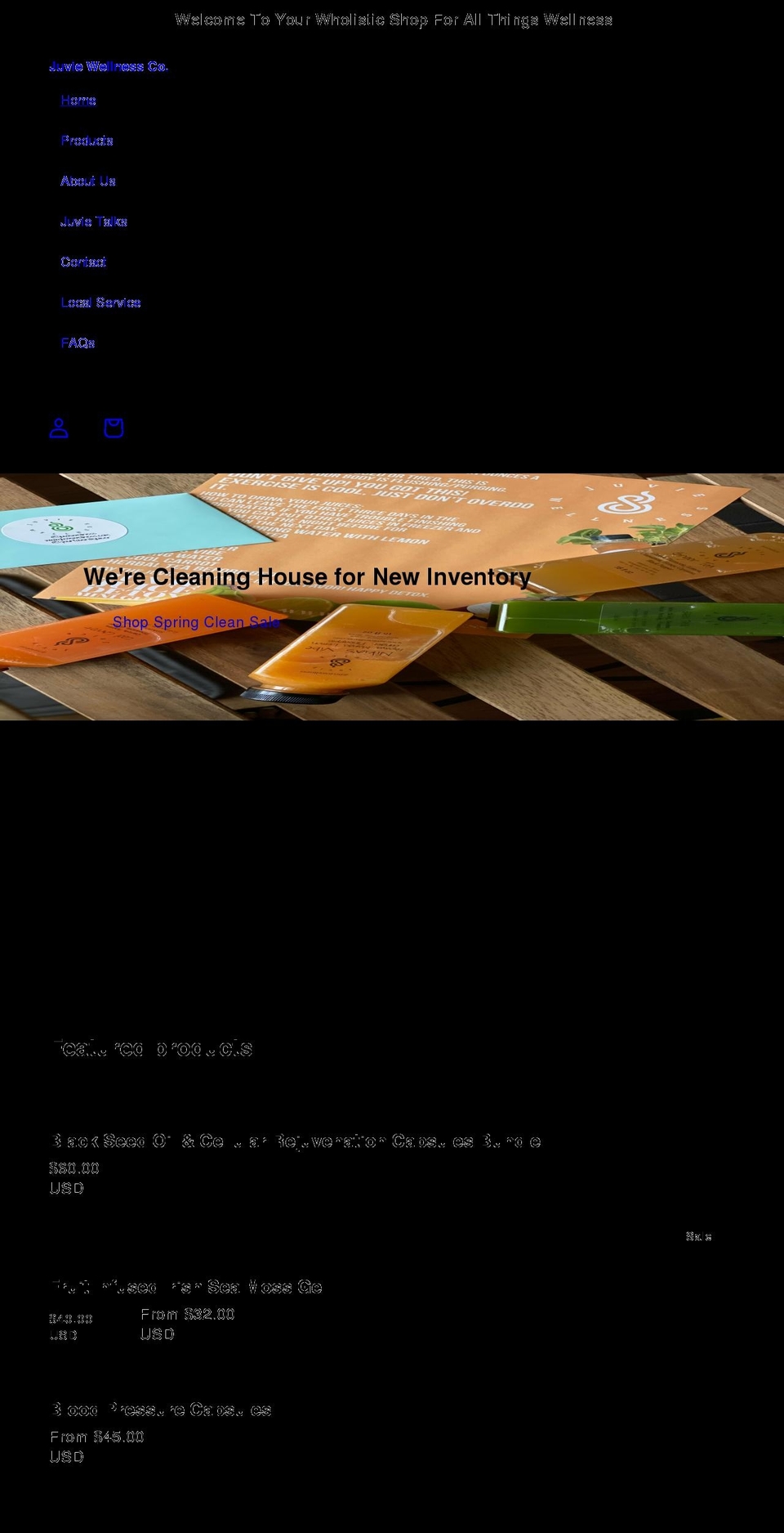 juviewellness.com shopify website screenshot
