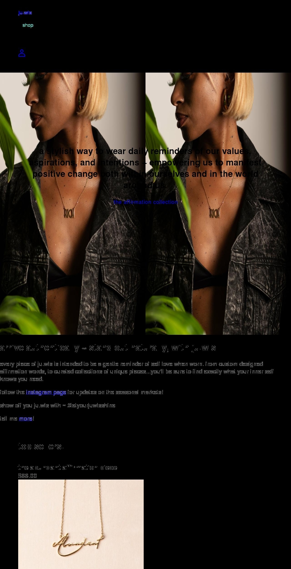 juwlsnyc.com shopify website screenshot