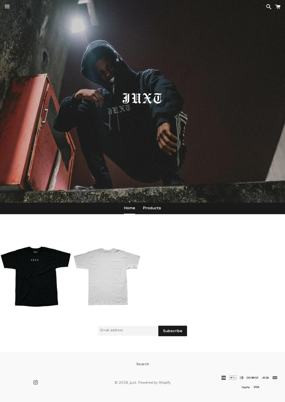 juxtx.com — Shopify storefront screenshot