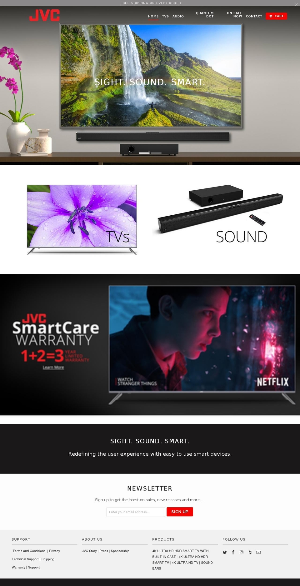 jvcsmart.com shopify website screenshot