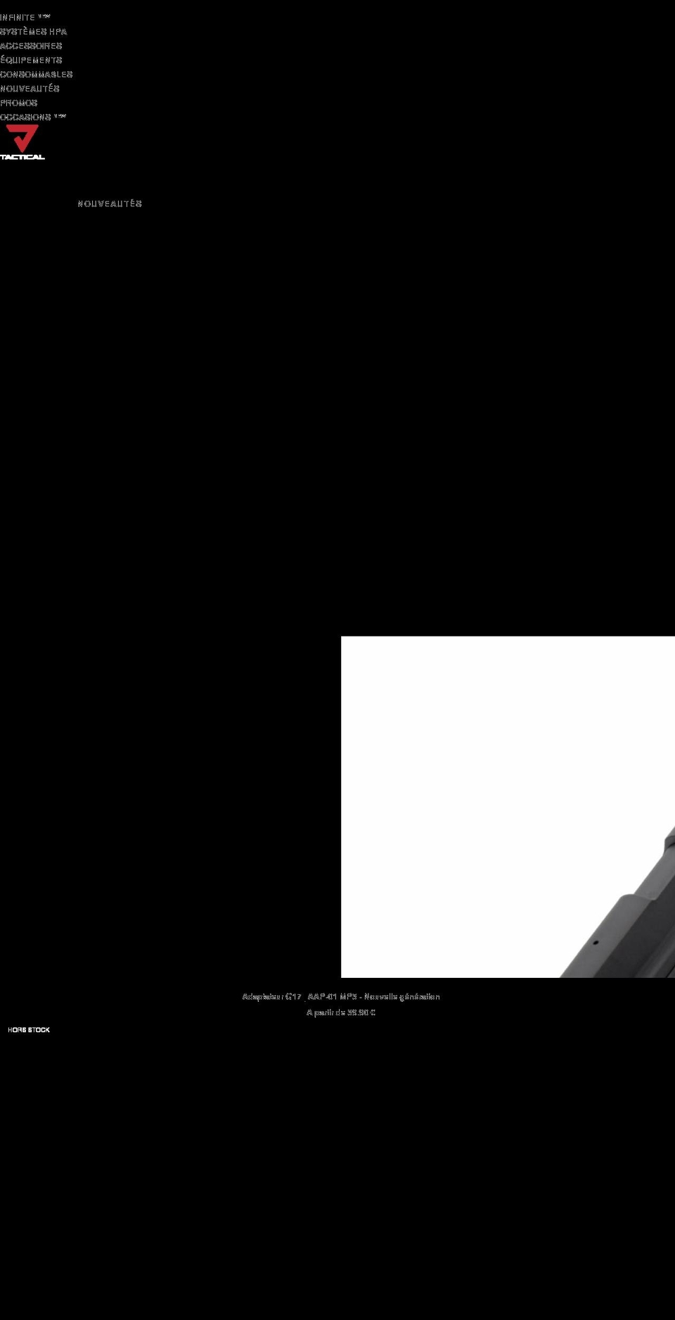 jvtactical-airsoft.com — Shopify storefront screenshot