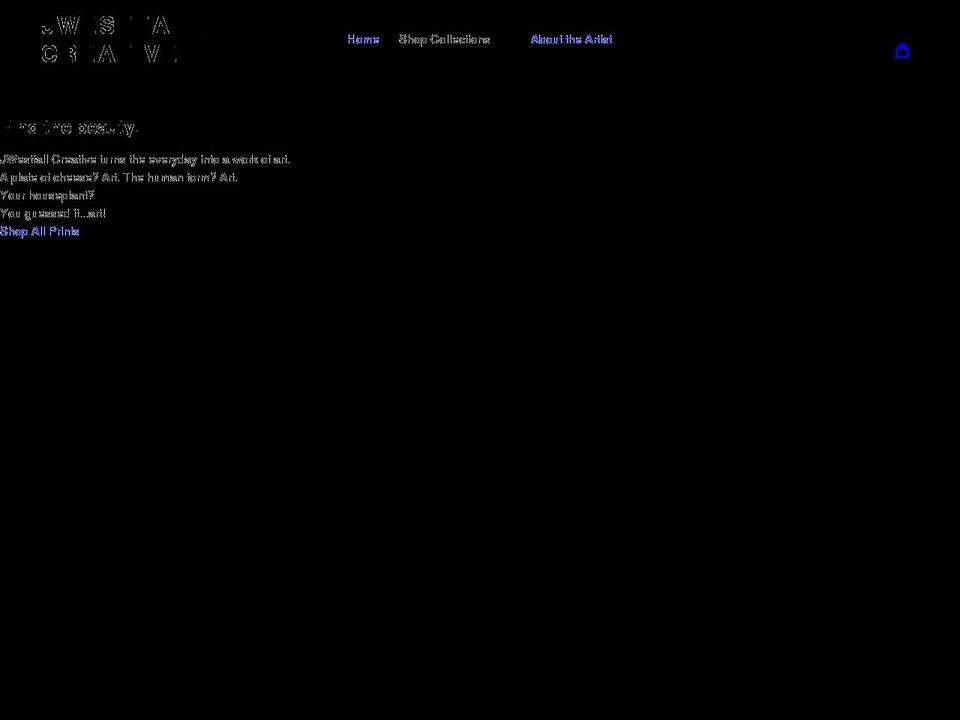 jwestfallcreative.com shopify website screenshot