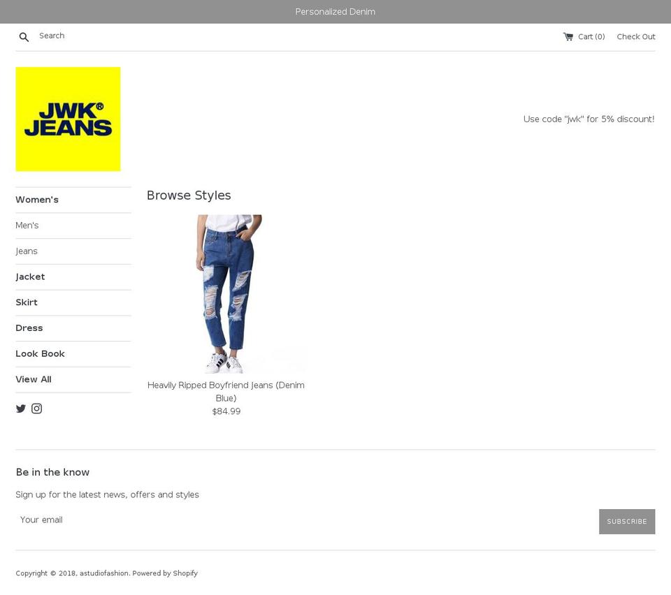 jwkcustom.com — Shopify storefront screenshot