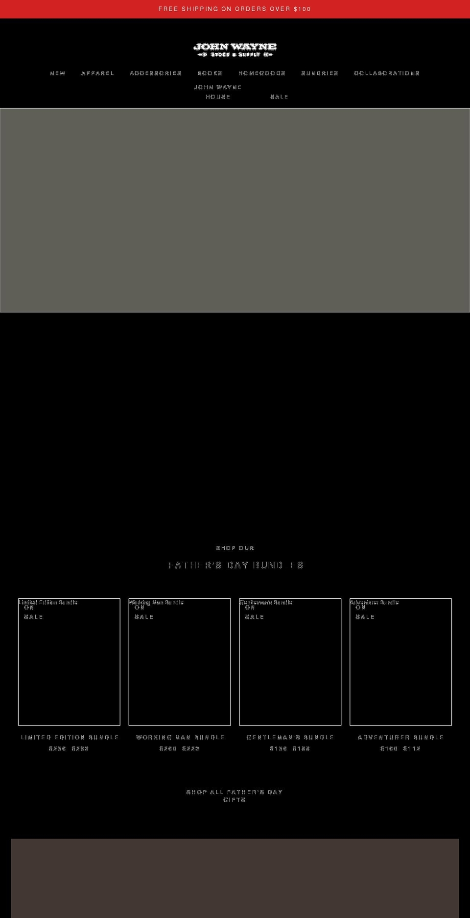 jwstockandsupply.com — Shopify storefront screenshot