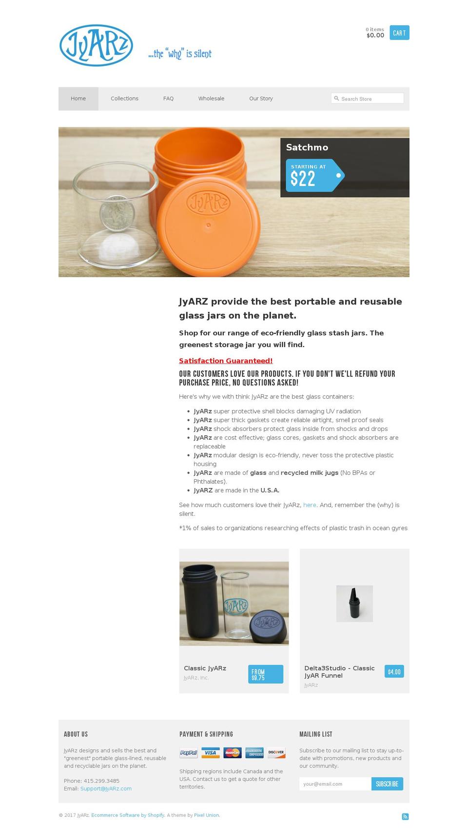 jyarz.com shopify website screenshot