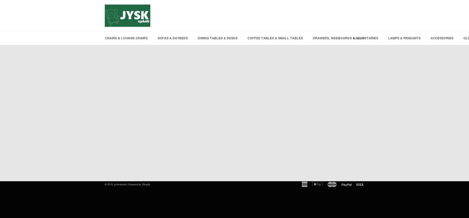 jyskopkoeb.com — Shopify storefront screenshot