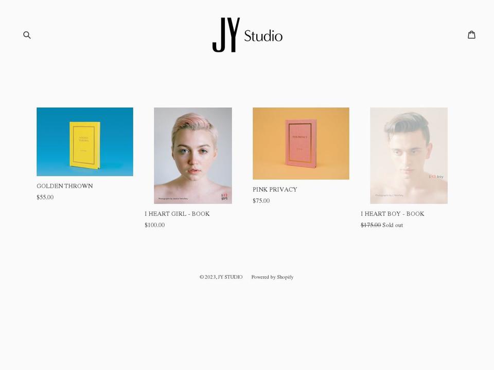 AK Shopify theme site example jystudio.store