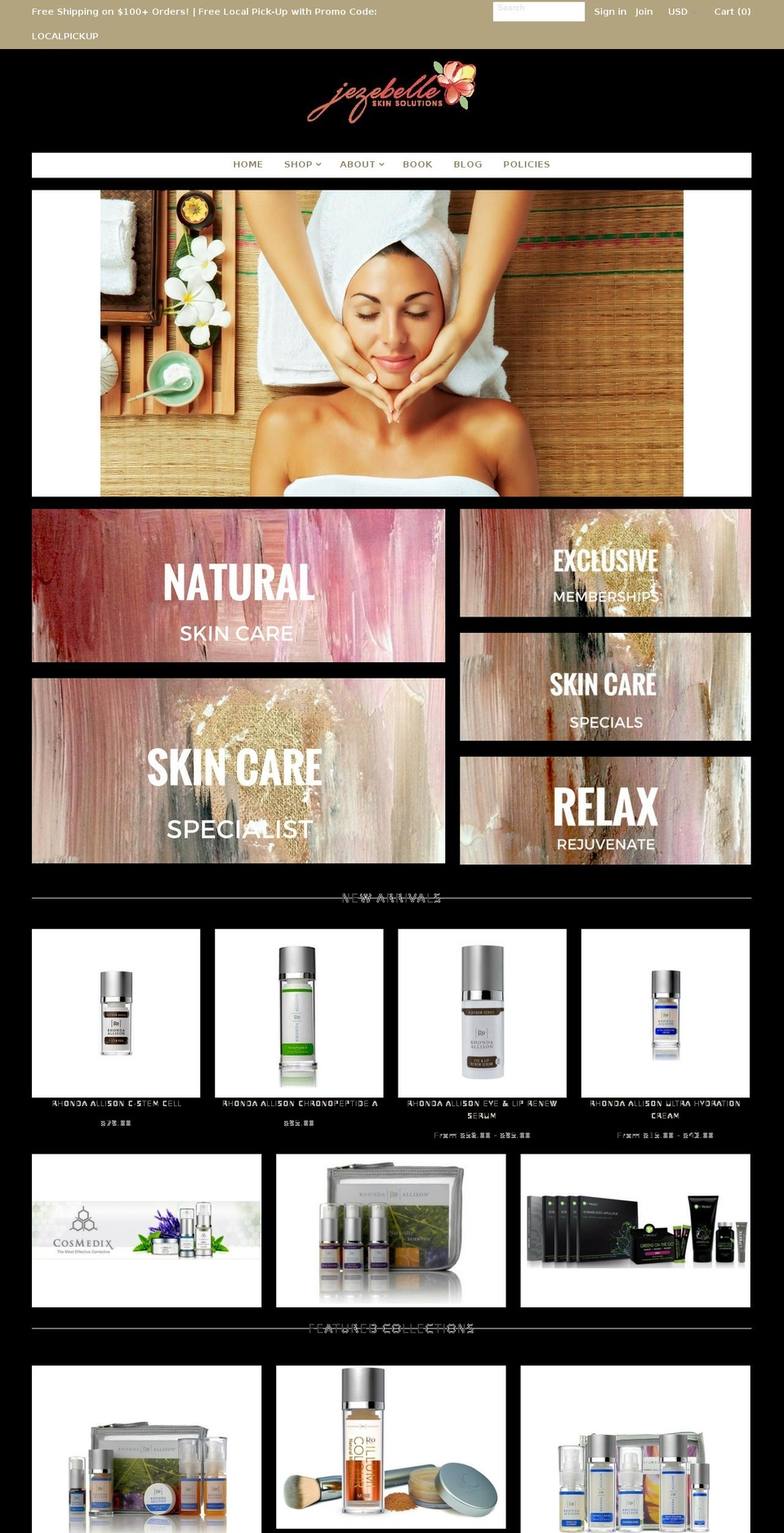 jzbell.com shopify website screenshot