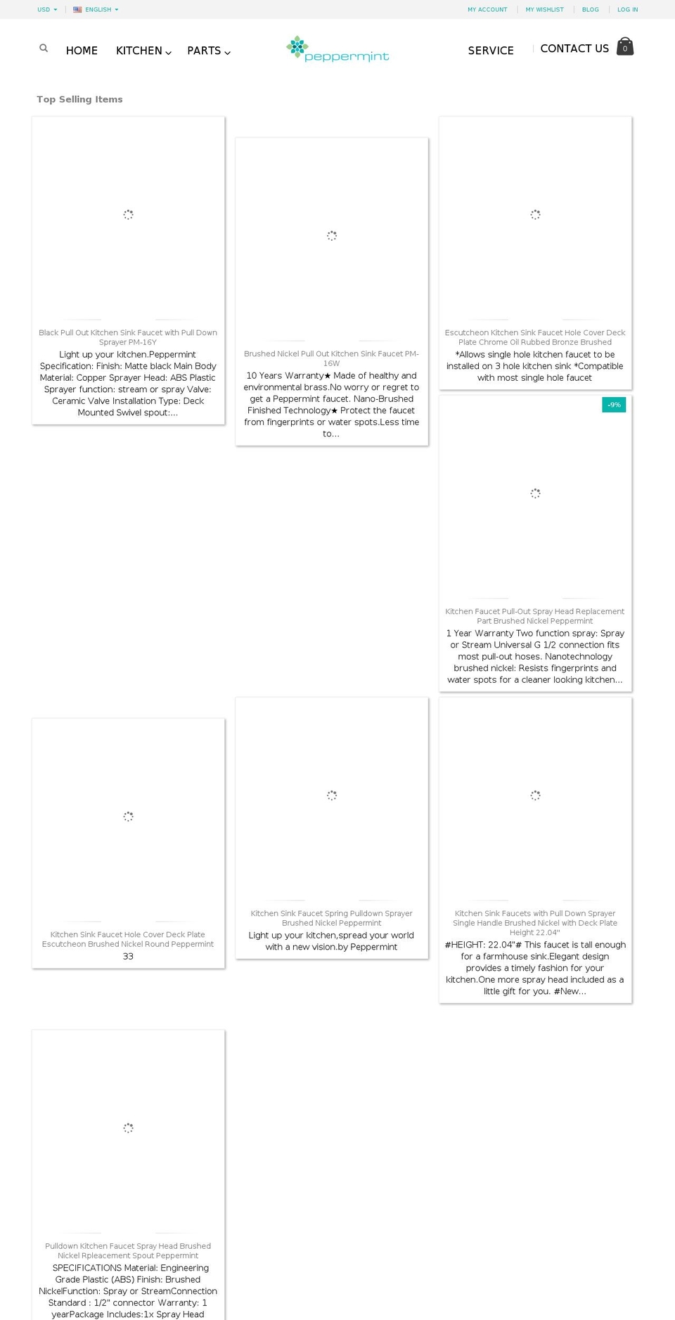 k-peppermint.com — Shopify storefront screenshot