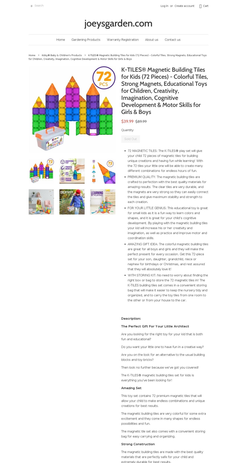 k-tiles.com — Shopify storefront screenshot