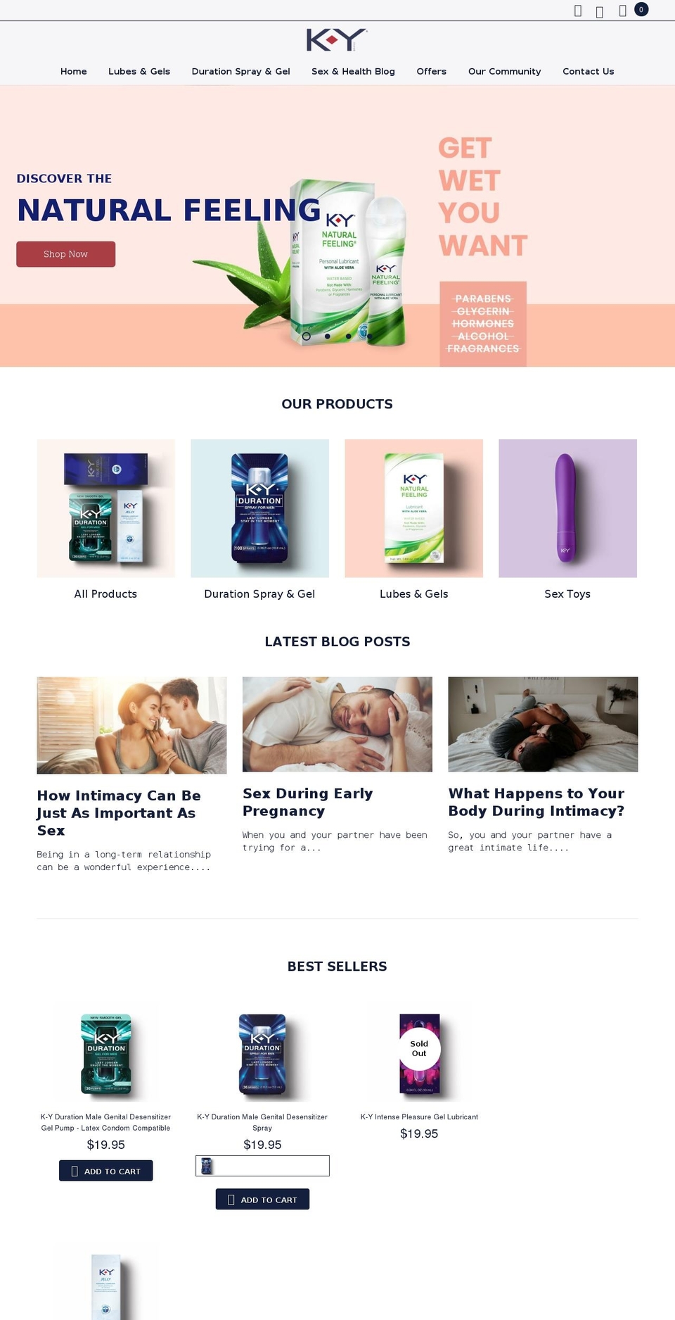 K-Y (MyShop) Shopify Theme Shopify theme site example k-y.biz