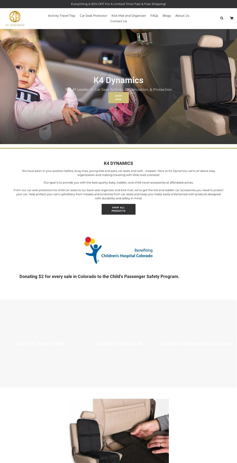 k4dynamics.com — Shopify storefront screenshot