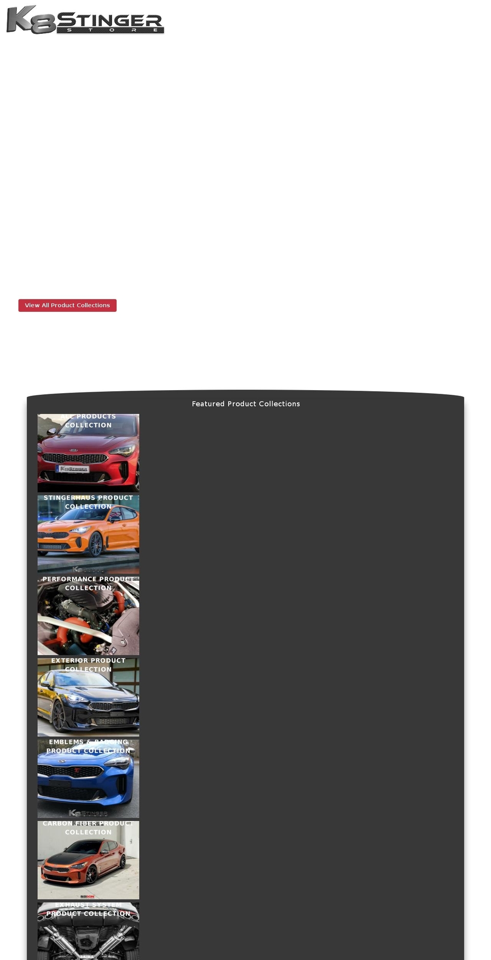 K8 Stinger Store - Main theme Shopify theme site example k8stingerstore.com