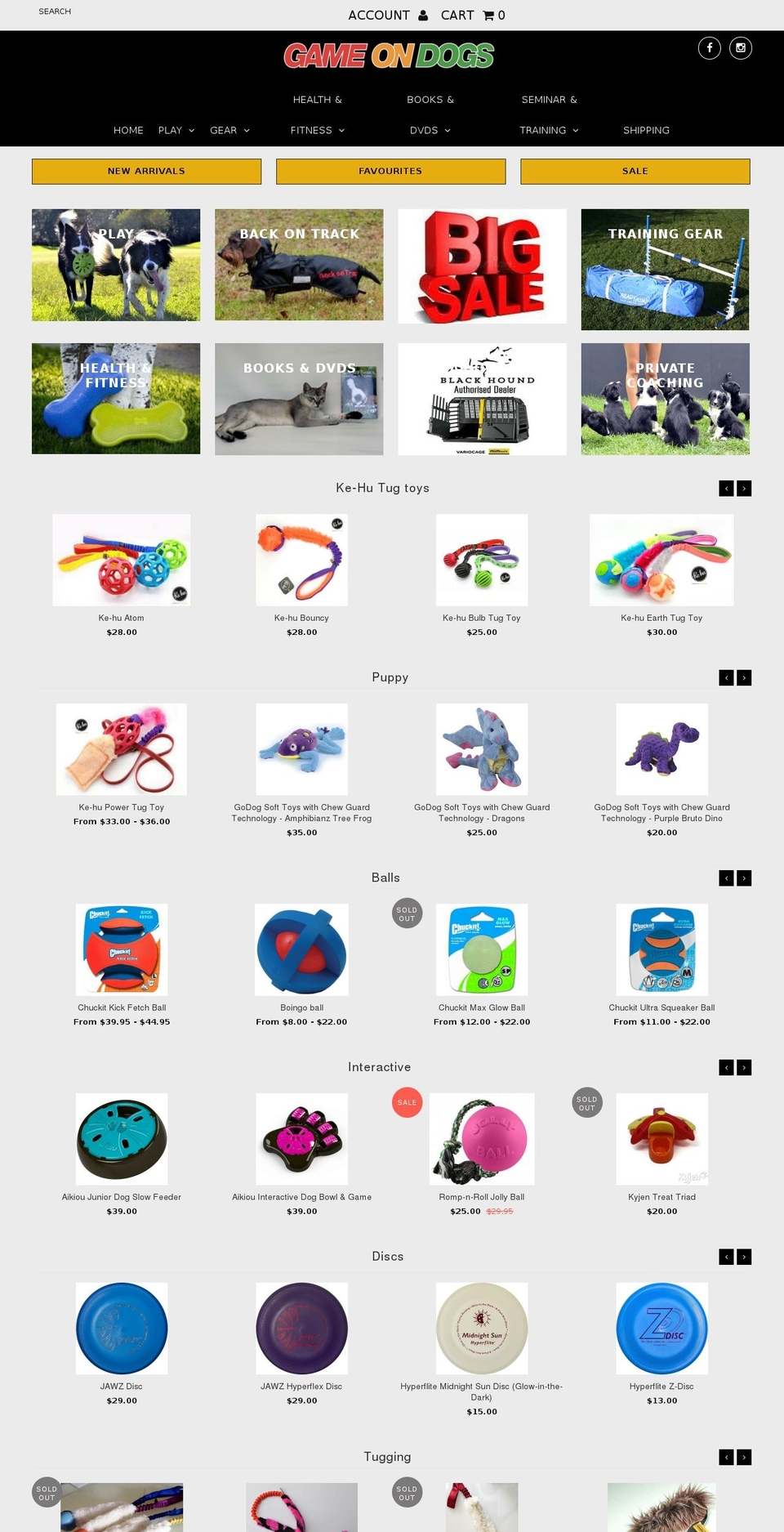 k9fitready.com shopify website screenshot