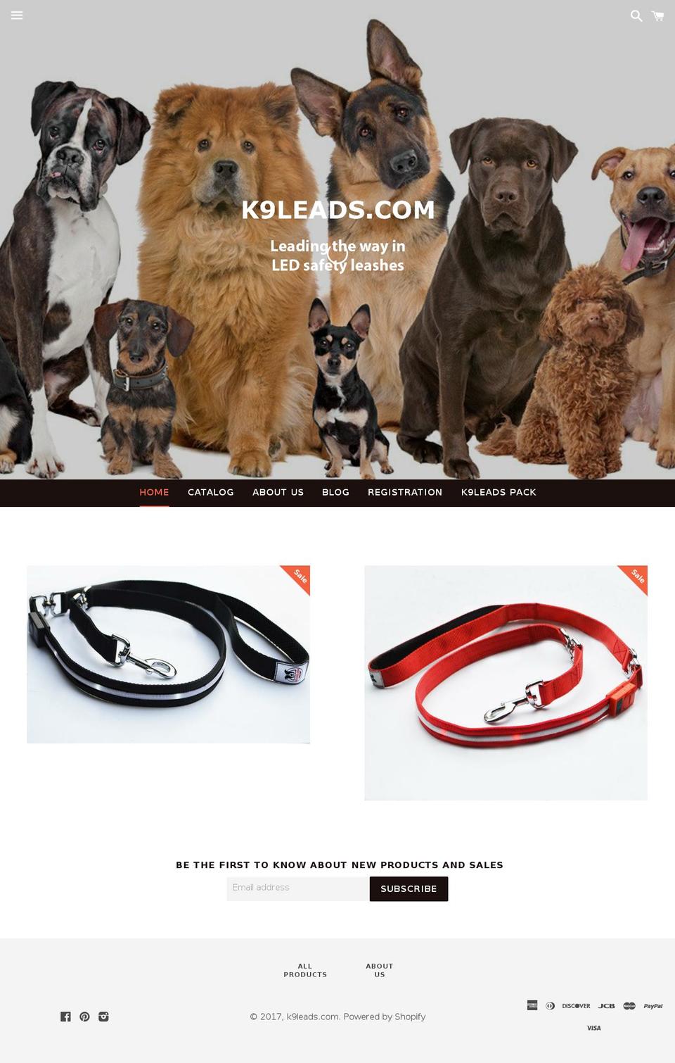 k9leads.com shopify website screenshot