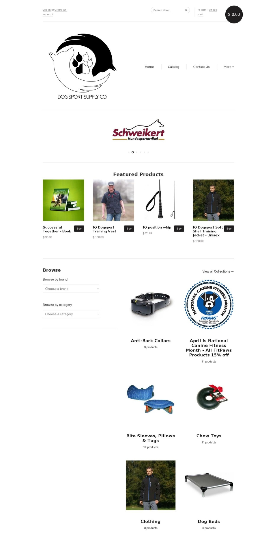 k9sportsupply.com shopify website screenshot