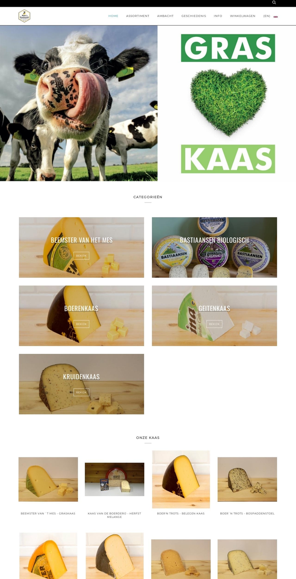 kaanskaas.nl shopify website screenshot