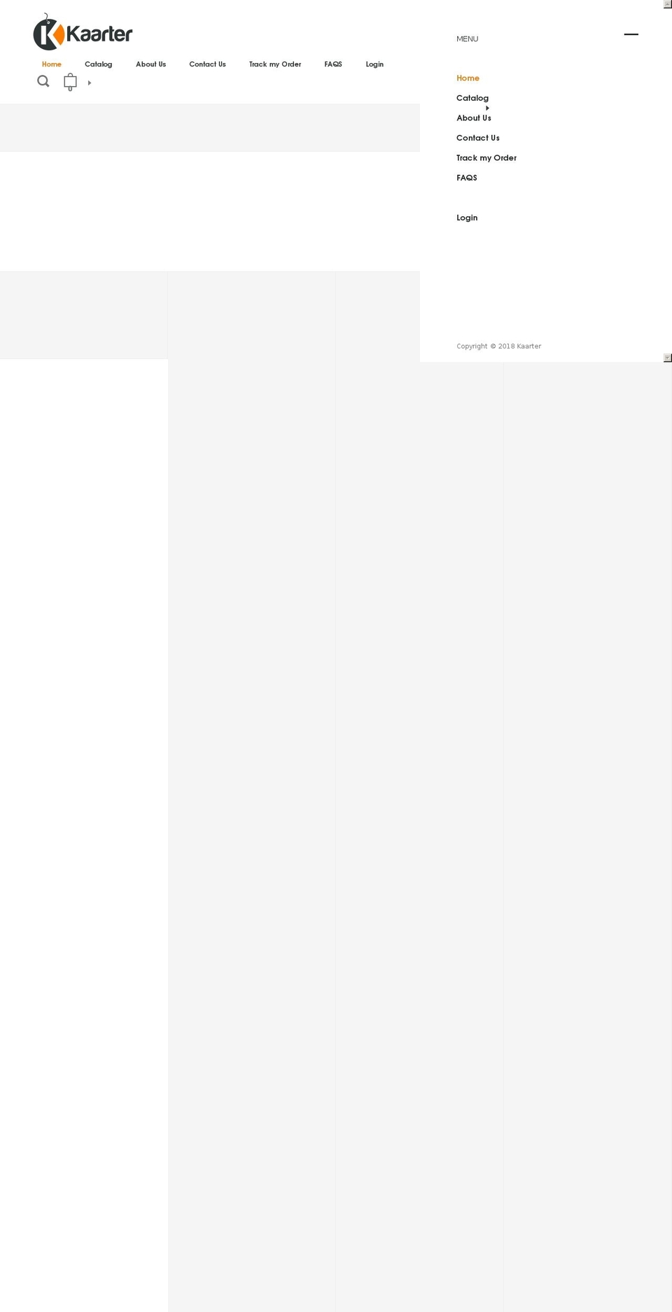 kaarter.com — Shopify storefront screenshot