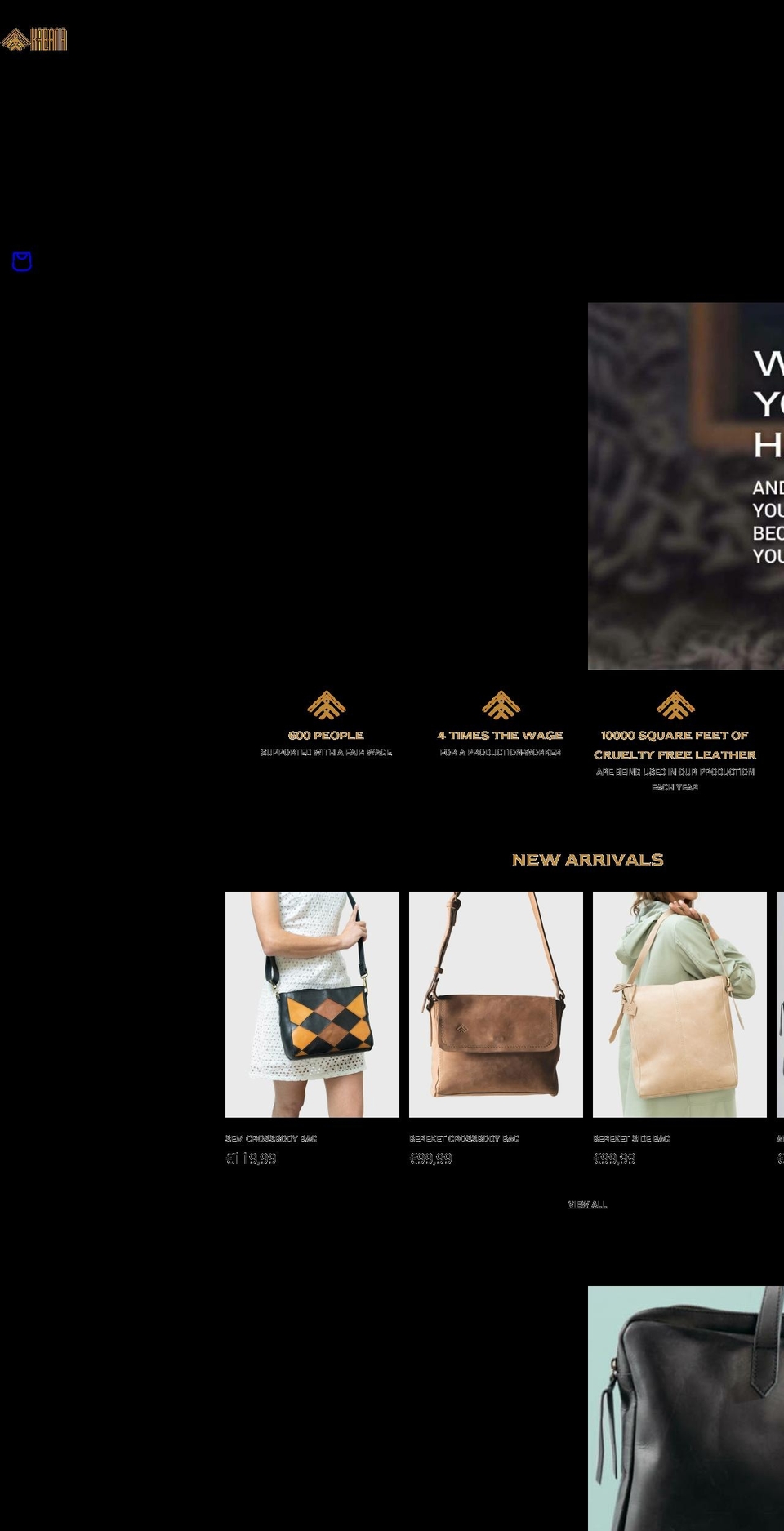 kabanadesign.com shopify website screenshot