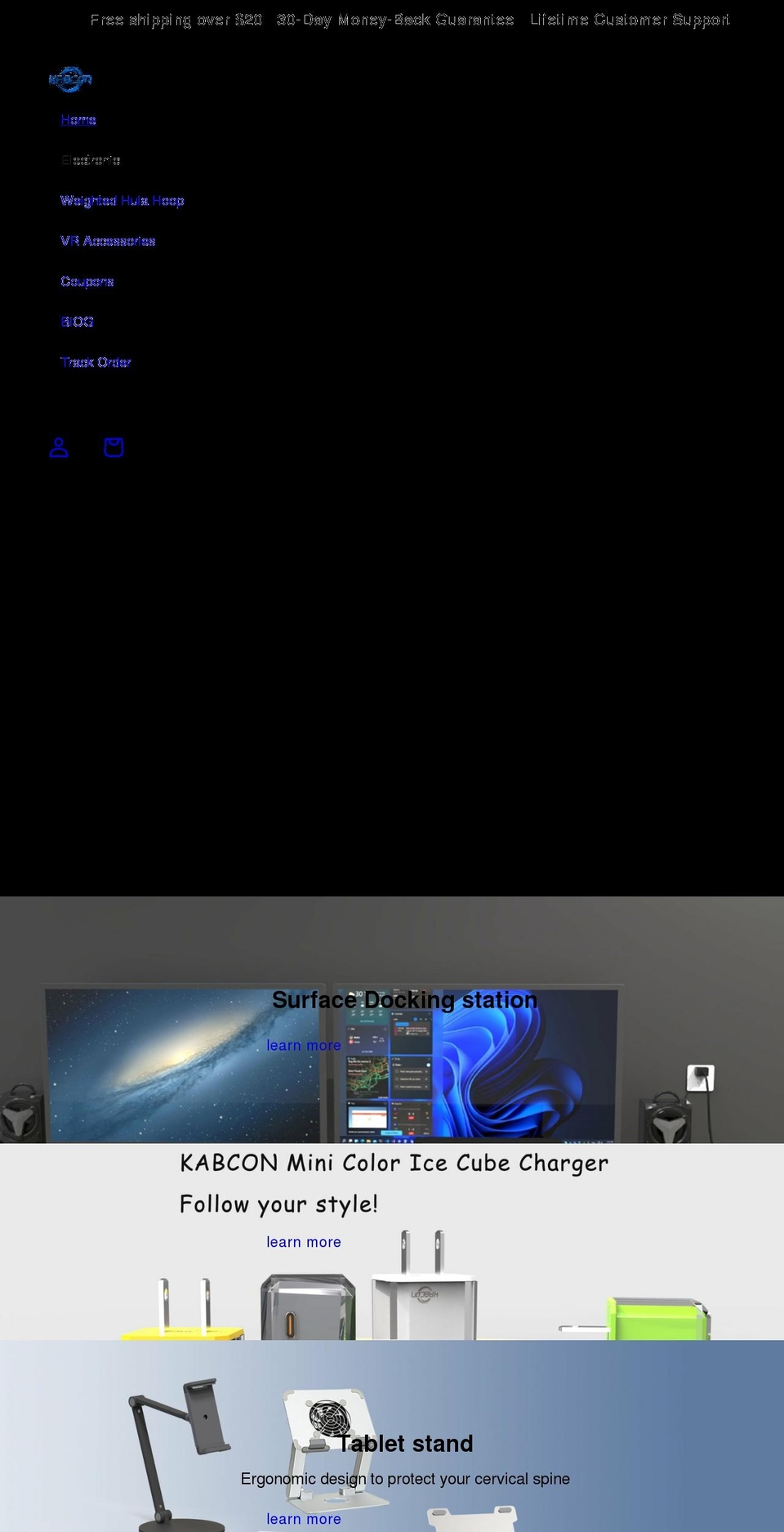 kabcon-us.com shopify website screenshot
