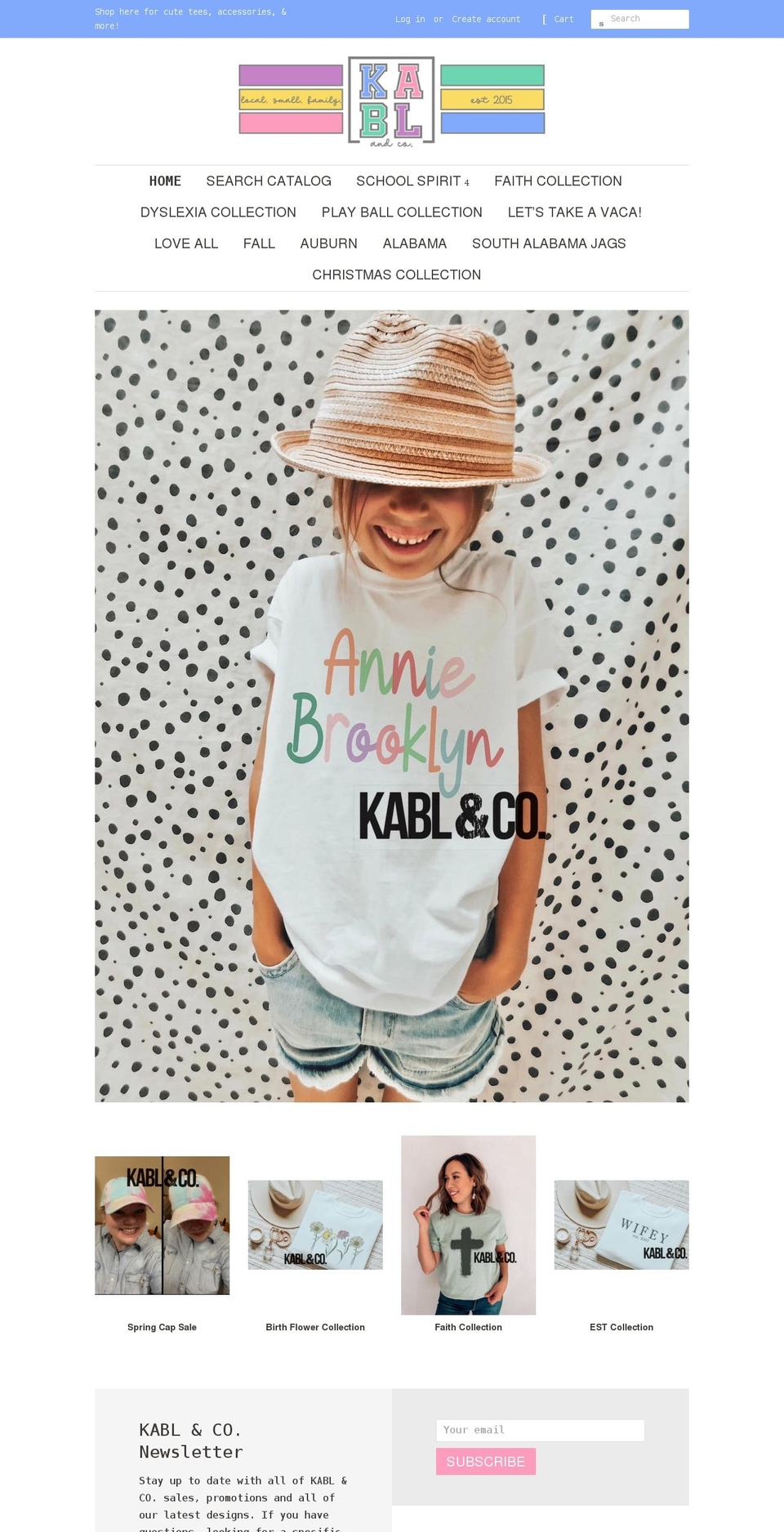 kablandco.com shopify website screenshot