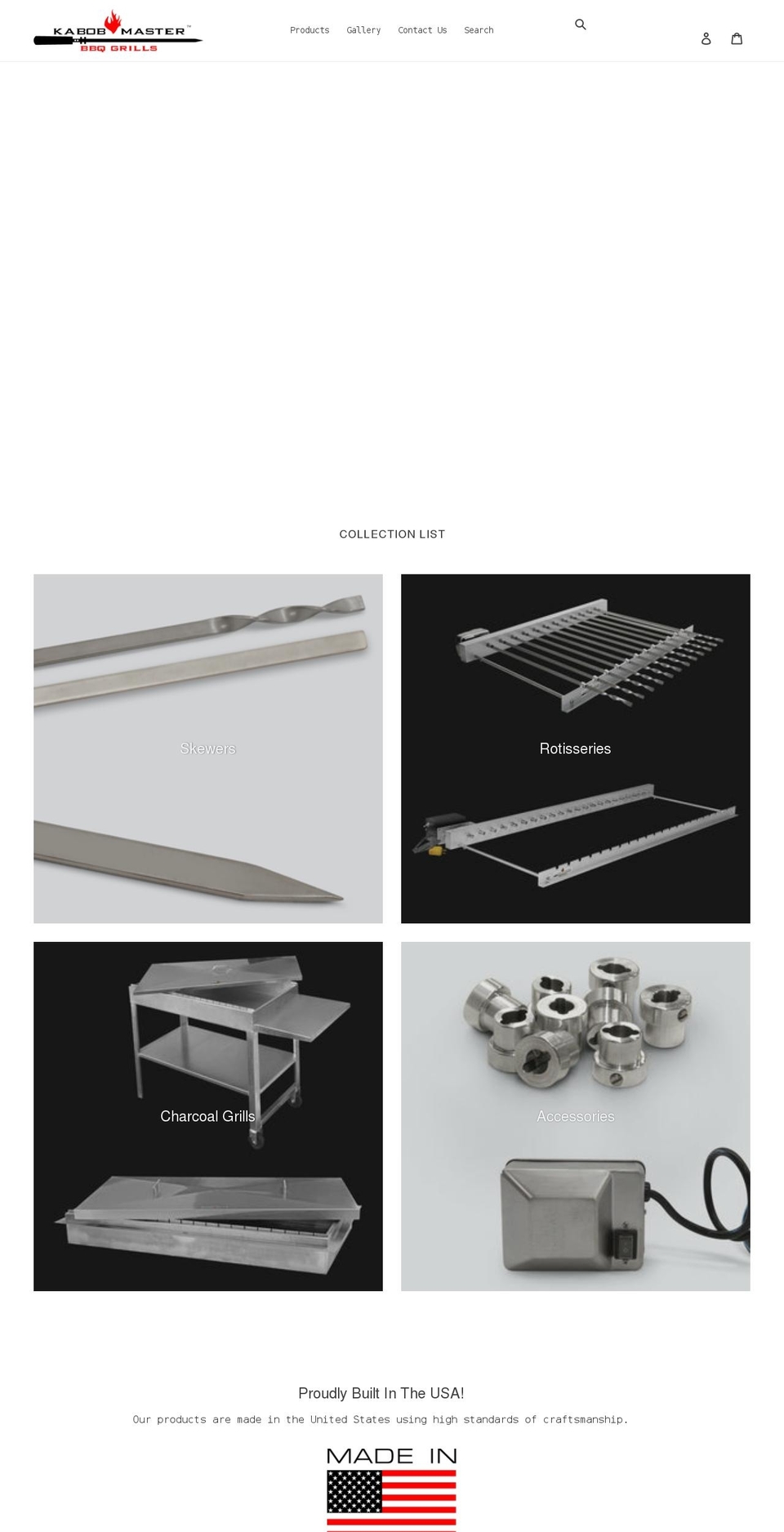 kabobmaster.com shopify website screenshot
