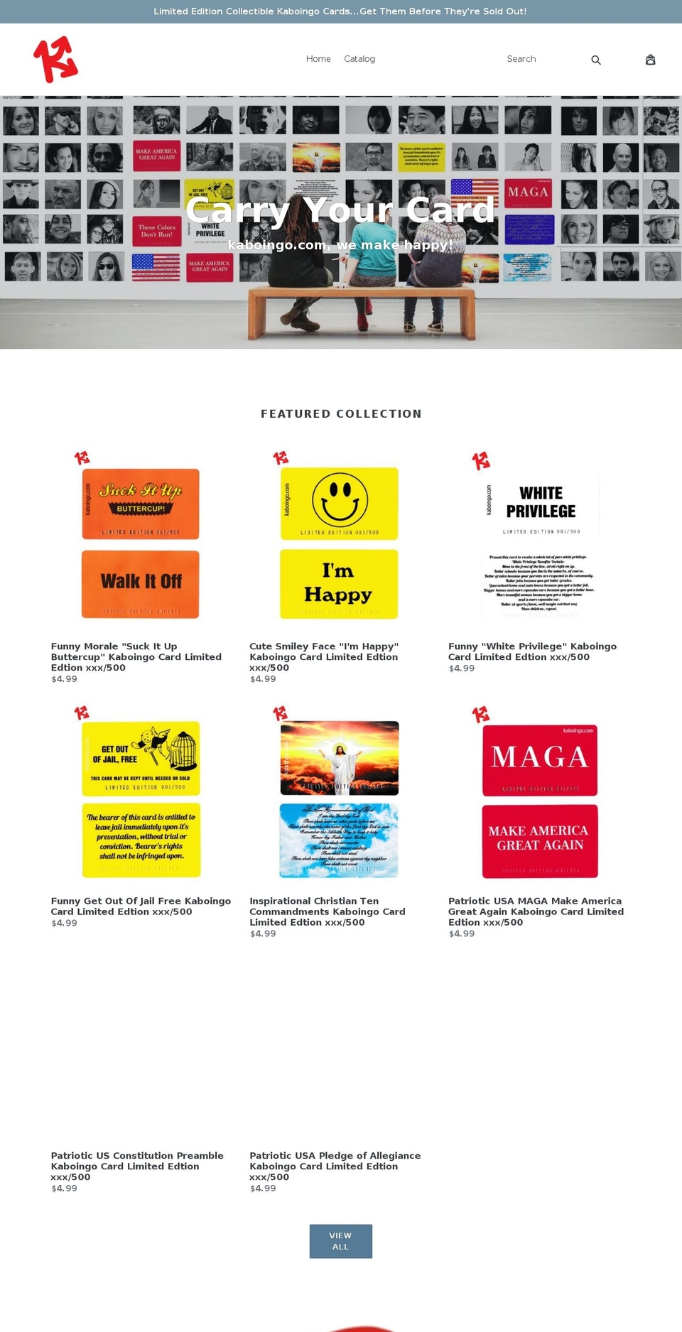 kaboingo.com — Shopify storefront screenshot