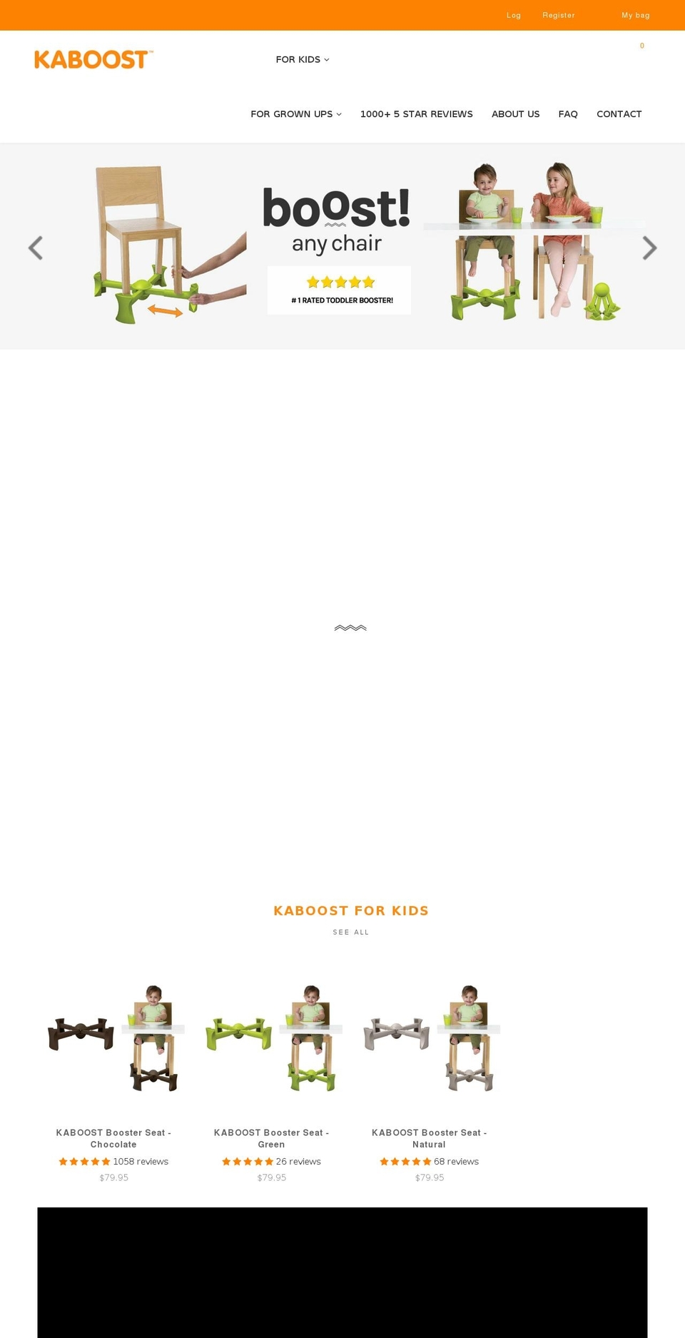 kaboost.com.au shopify website screenshot